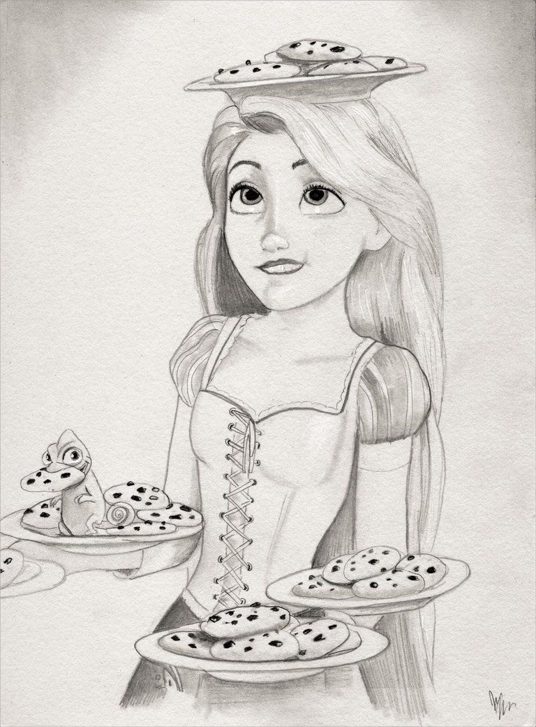 768x1040 Drawing Chalks Tangled For Free Download - Tangled Drawing