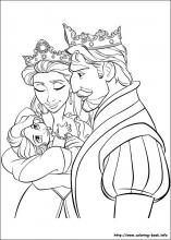 157x220 Tangled Coloring Pages On Coloring - Tangled Drawing Pages