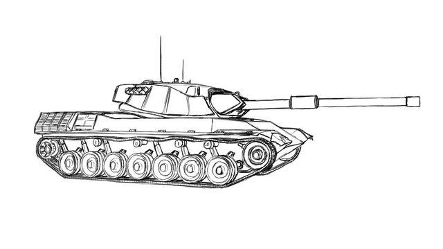 640x360 How To Draw A Leopard - Tank Drawing