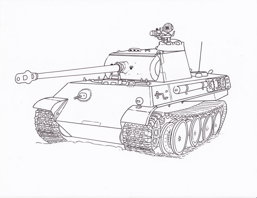 900x694 Tank Drawings - Tank Drawing
