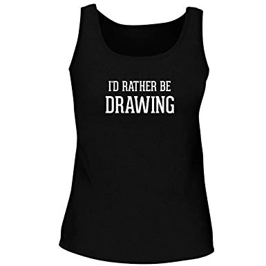 385x385 Bh Cool Designs I'd Rather Be Drawing - Tank Top Drawing