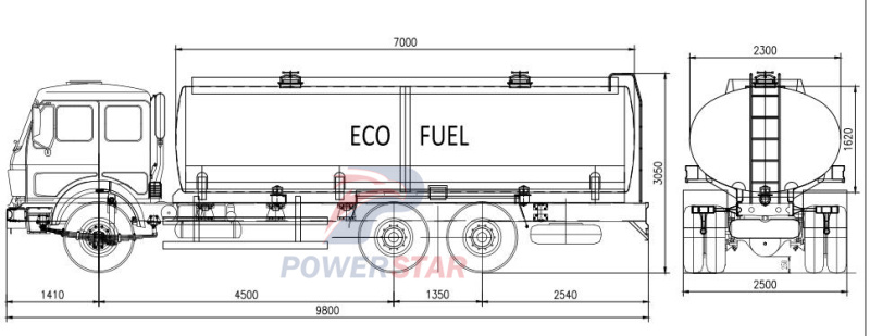 Diagram Of Tanker Truck