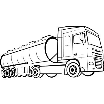 Tanker Truck Drawing at PaintingValley.com | Explore collection of ...