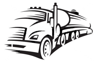 326x207 Tank Trailer Cleaning, Inc - Tanker Truck Drawing
