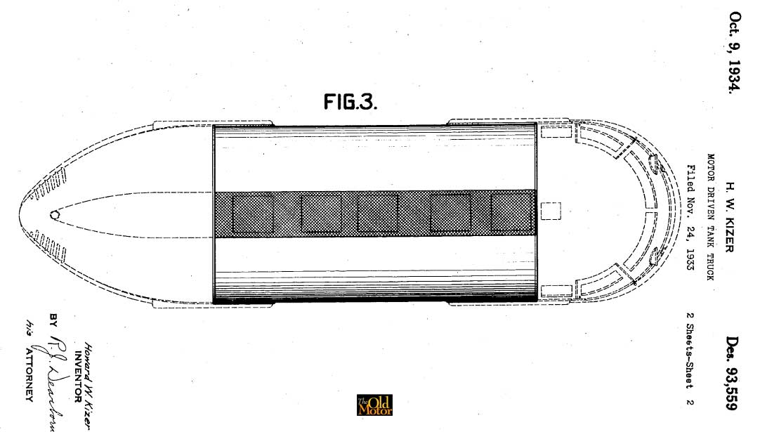 1082x615 Texaco's Futuristic Streamlined Doodlebug Tank Trucks The Old Motor - Tanker Truck Drawing