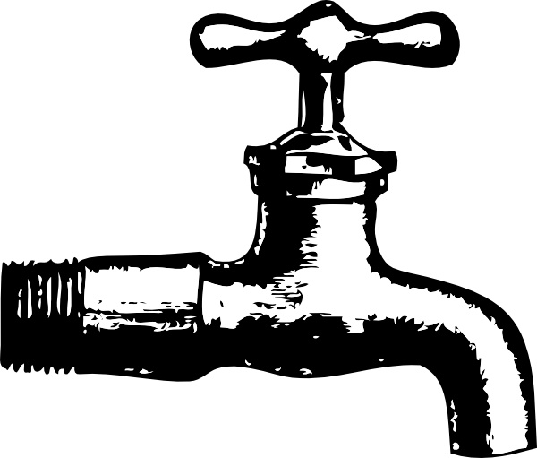 600x511 faucet clip art free vector in open office drawing - Tap Drawing