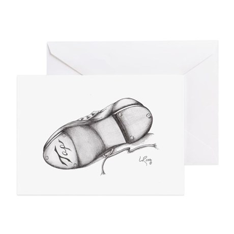 460x460 tap dance greeting cards - Tap Shoes Drawing