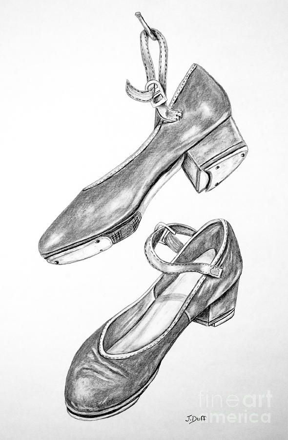 590x900 tap shoes drawing - Tap Shoes Drawing