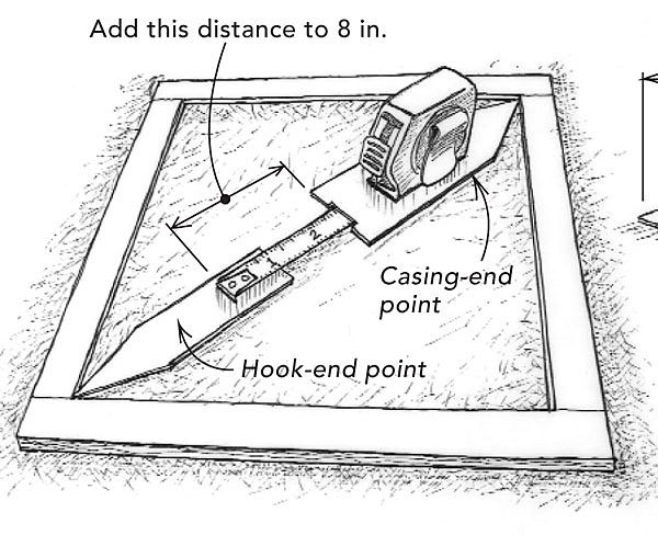 600x488 measuring inside diagonals with a tape measure - Tape Measure Drawing