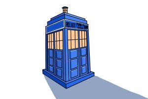300x200 how to draw the tardis - Tardis Drawing