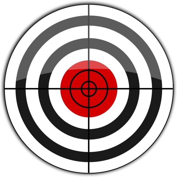 600x600 target icon free vector in open office drawing - Target Drawing