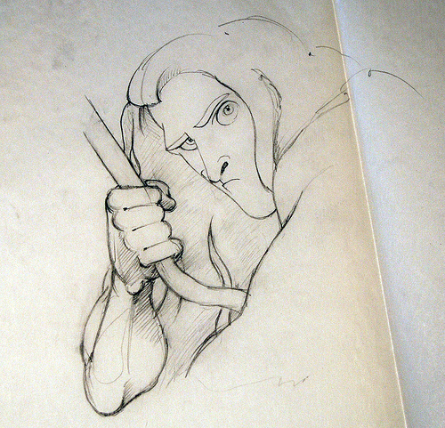 500x481 tarzan grumpy original concept graphite campaign art - Tarzan Drawing