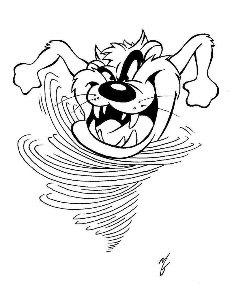 804x993 tasmanian devil coloring pages tasmanian devil coloring - Tasmanian Devil Cartoon Drawing