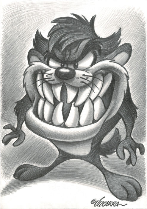 494x700 Tasmanian Devil - Tasmanian Devil Drawing