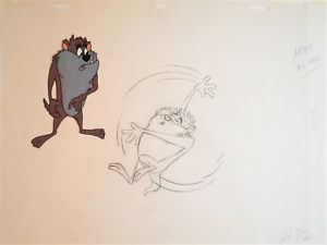 300x225 dr devil and mr hare original production drawing - Tasmanian Devil Drawing