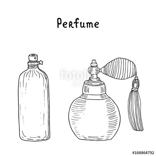 500x500 Perfume Collection Vintage Perfume Bottles Perfume Spray - Tassel Drawing