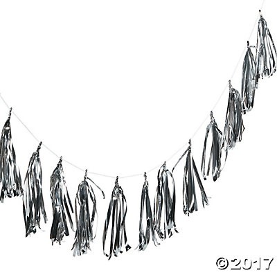 400x400 Silver Tassel Garland Party Supplies Canada - Tassel Drawing