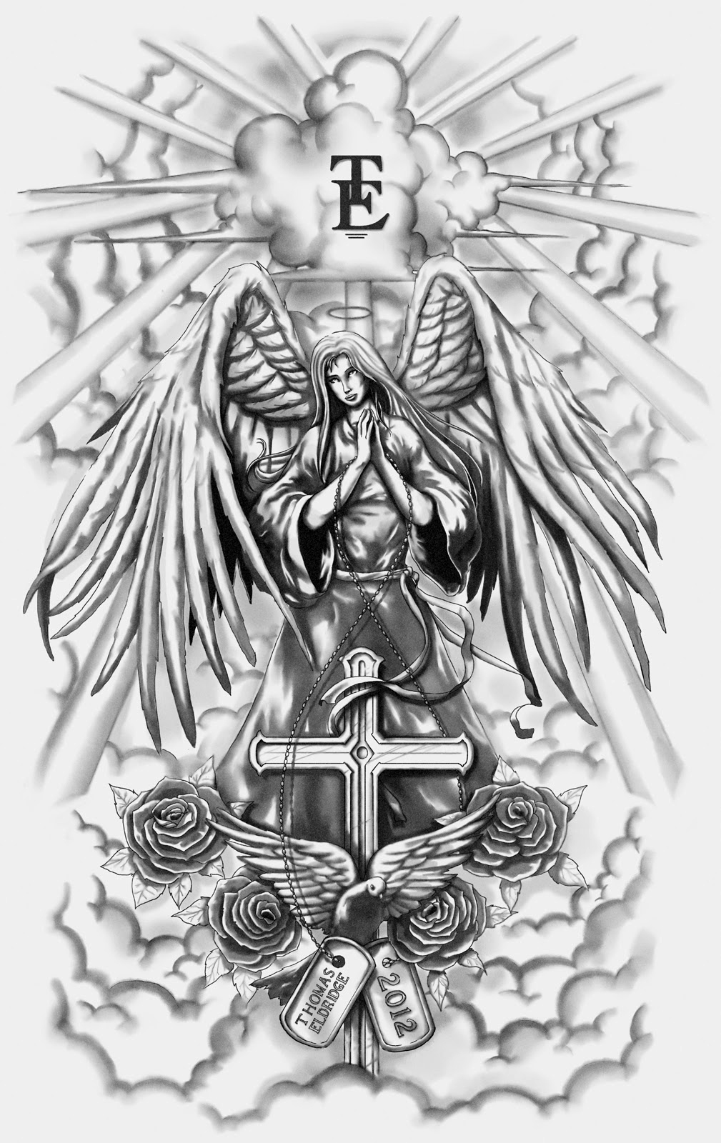 1009x1600 Angel N Demon Full Sleeve Tattoo Photo - Tattoo Angel Drawings