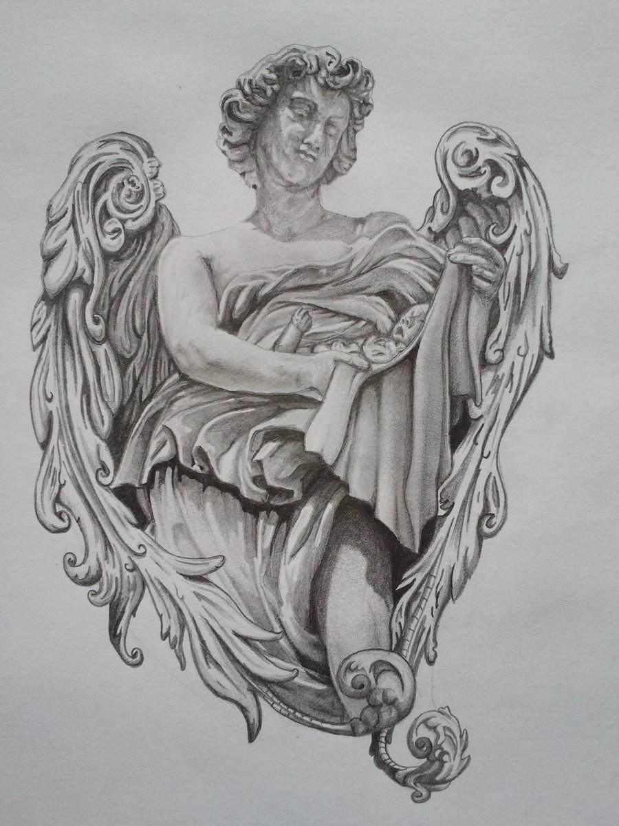 900x1200 The Design Chapter Sad Angel Tattoo Designs - Tattoo Angel Drawings