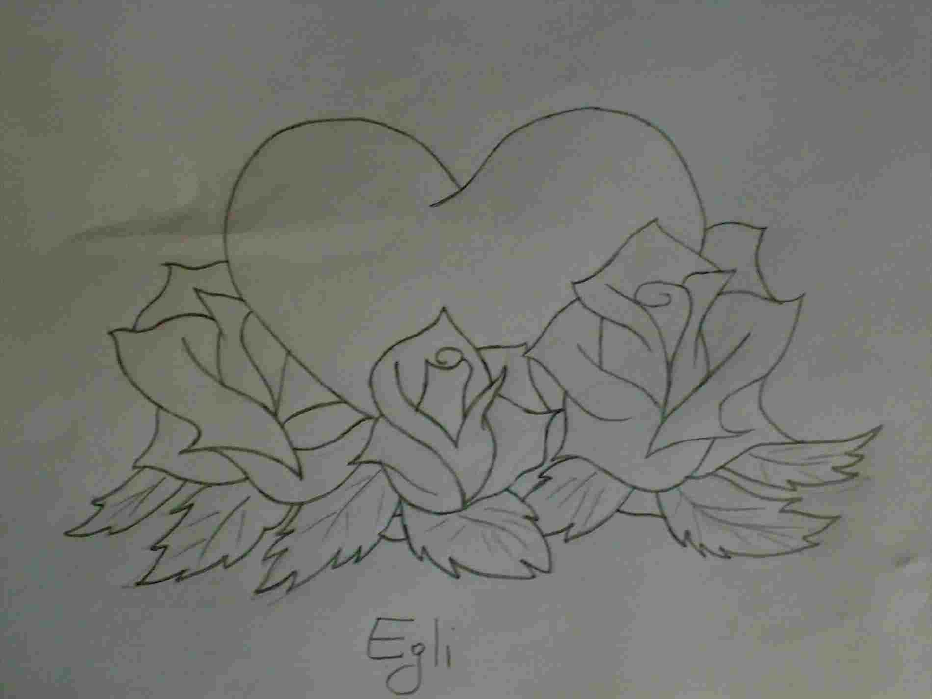 1900x1425 Tattoo Designs Angel Drawings In Pencil With Rose Drawing - Tattoo Angel Drawings