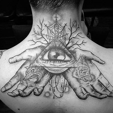 375x375 the best neck tattoos for men improb - Tattoo Designs For Men Drawing