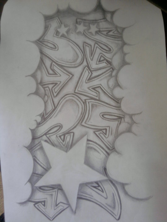 540x720 Graffiti Tattoo Design Tattoo Ideas - Tattoo Drawing Designs