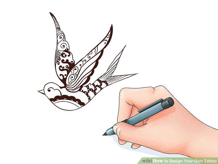 728x546 How To Design Your Own Tattoo Steps - Tattoo Drawing Images
