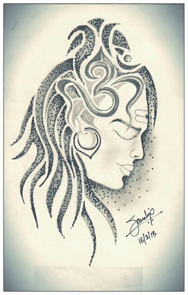 611x960 Shiva Tattoo Drawing - Tattoo Drawing Images