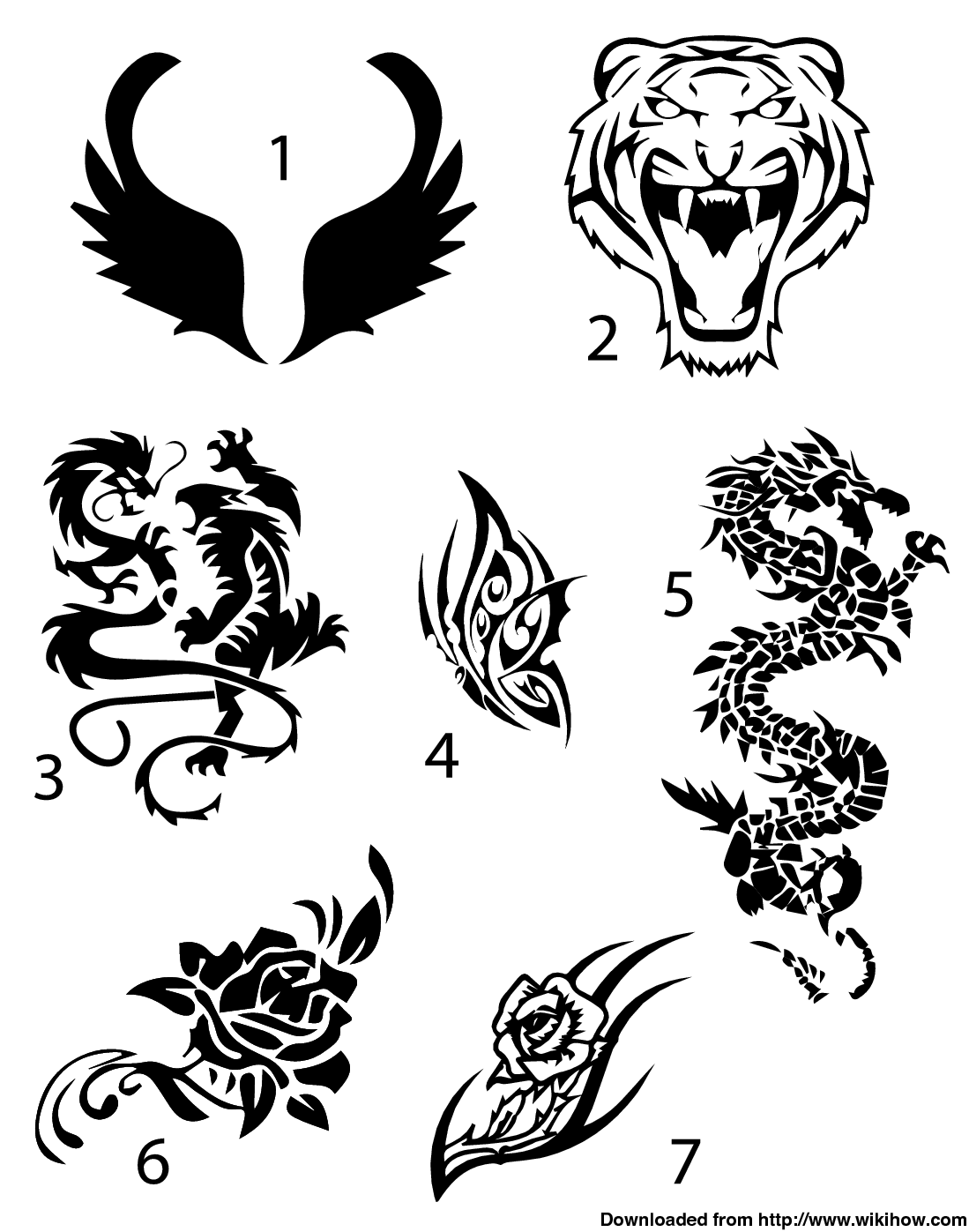 1099x1397 Easy Temporary Tattoo Draw Your Design On A Piece Of Paper - Tattoo Drawing Paper