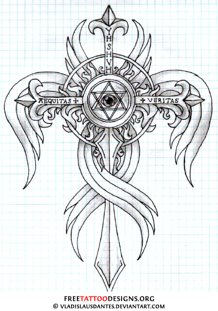 448x638 Cross Tattoos Tattoo Designs Of Holy Christian, Celtic - Tattoo Drawing Pics