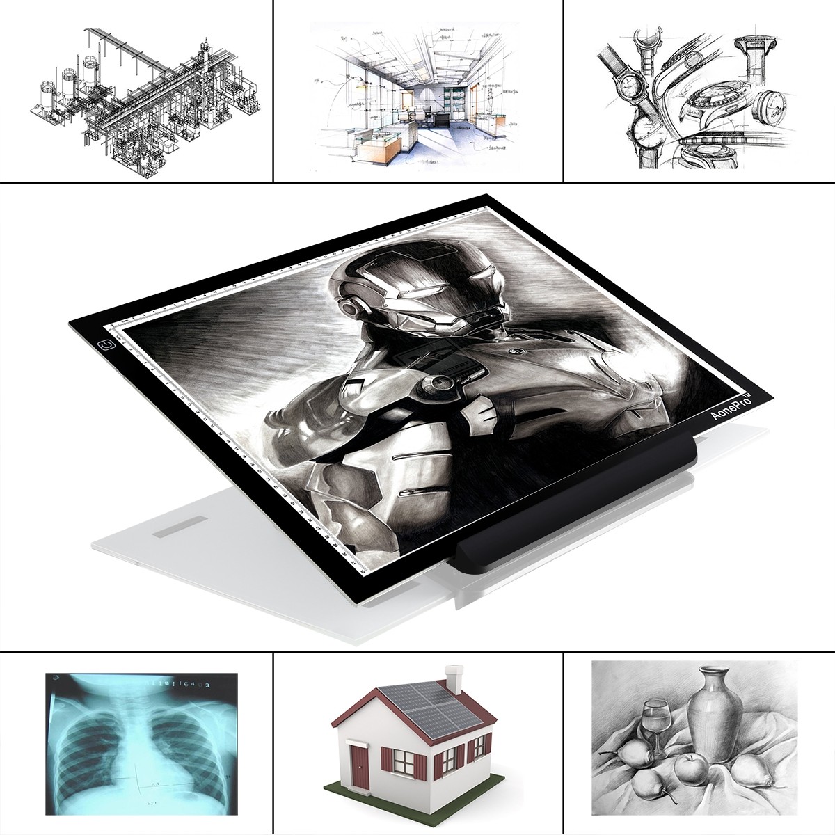 1200x1200 Led Tracing Light Box Usb Powered Ultra Thin Inch Drawing - Tattoo Drawing Pictures