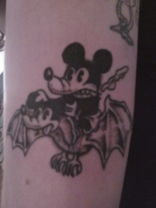 540x720 Tattoo Of My Mickey Mouse Drawing On Alyssa Sean - Tattoo Drawing Pictures
