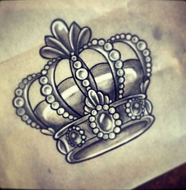 600x612 Crown Tattoo Designs Fit For Royalty - Tattoo Drawing Pictures