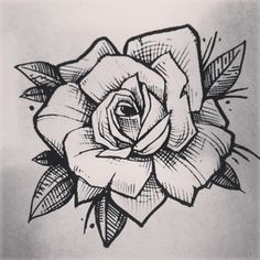 236x236 Best Drawings Of Roses Images In Flower Tattoos, Tattoos - Tattoo Drawing Rose