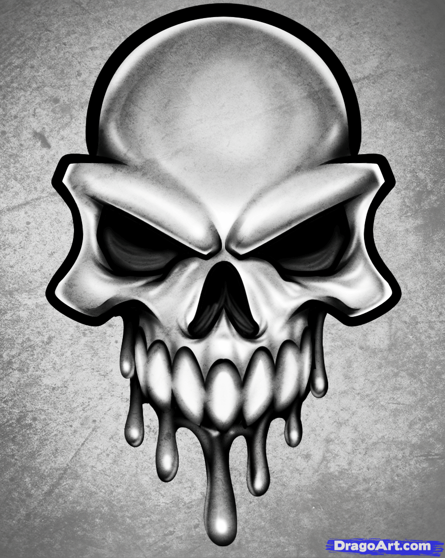 884x1108 How To Draw A Skull Head, Skull Head Tattoo, Step - Tattoo Drawing Skull