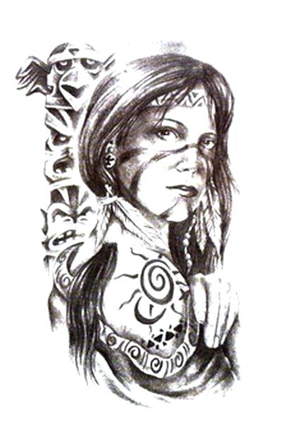 400x612 Native American Tattoo Designs Free House Sample Pictures - Tattoo Drawings