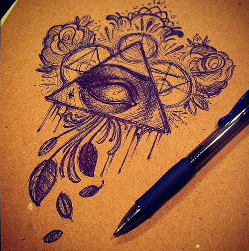 500x503 Tattoo Drawing Su Tumblr Uploaded - Tattoo Drawings Tumblr