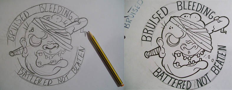 787x305 painting tattoo flash craigy lee tattoos - Tattoo Flash Drawings