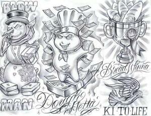 300x230 tattoo flash ebay - Tattoo Flash Drawings