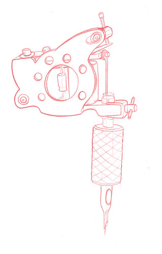 319x500 Google Goblog - Tattoo Gun Drawing