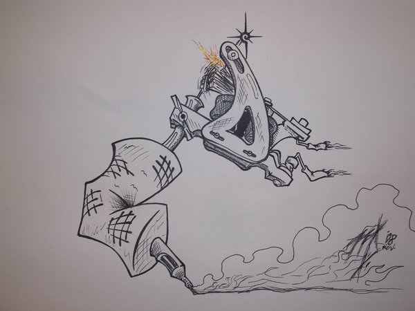 600x450 photos drawings of tattoo guns - Tattoo Machine Drawing
