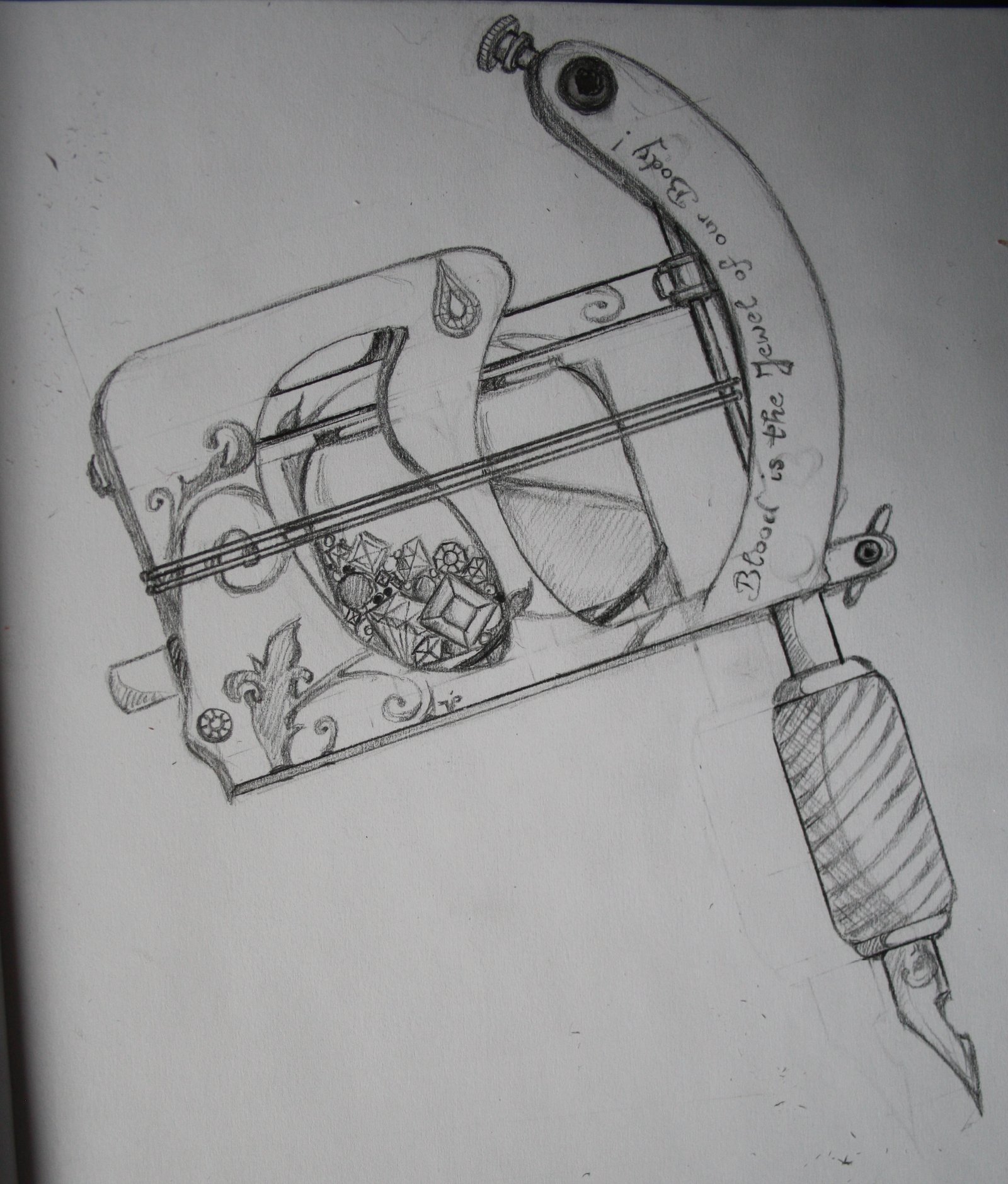 1600x1878 Pictures Of Tattoo Machine Drawing - Tattoo Machine Drawing