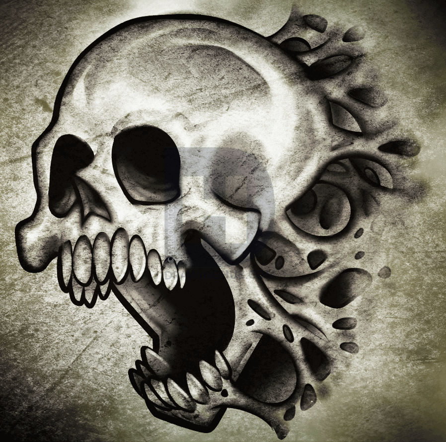 898x890 How To Draw A Skull Tattoo, Skull Tattoo, Step - Tattoo Skull Drawing