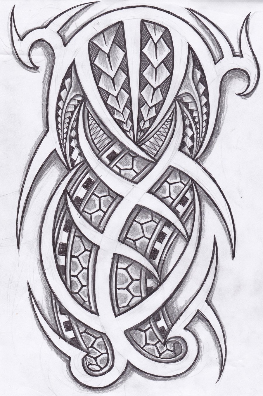900x1357 Drawing Tribal Tattoo Designs - Tattoo Tribal Drawing