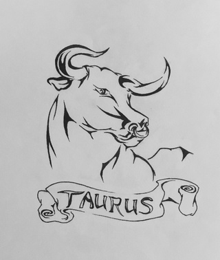 320x378 my cousin asked me to draw this for her boyfriend - Taurus Bull Drawing