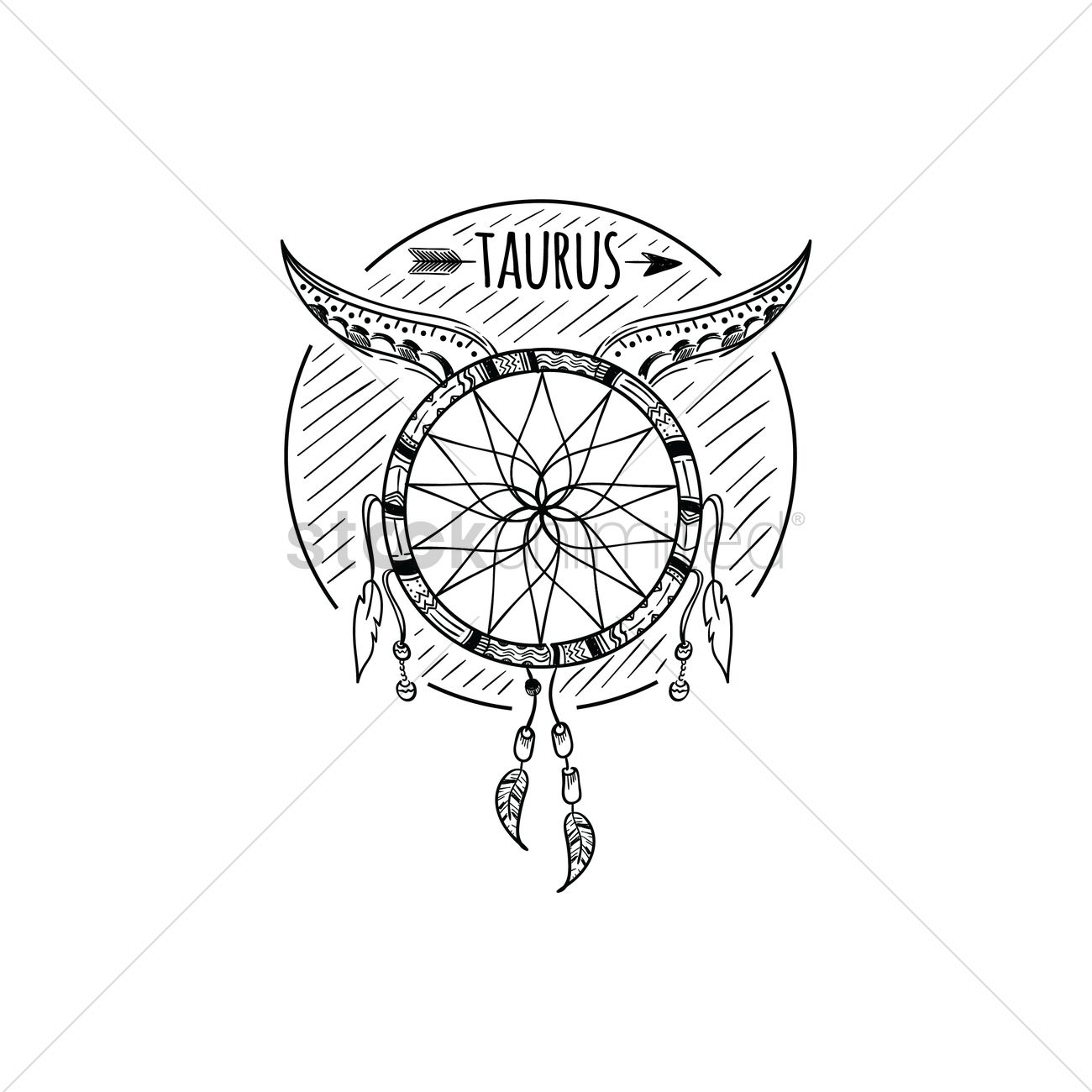 1300x1300 taurus vector image - Taurus Drawing