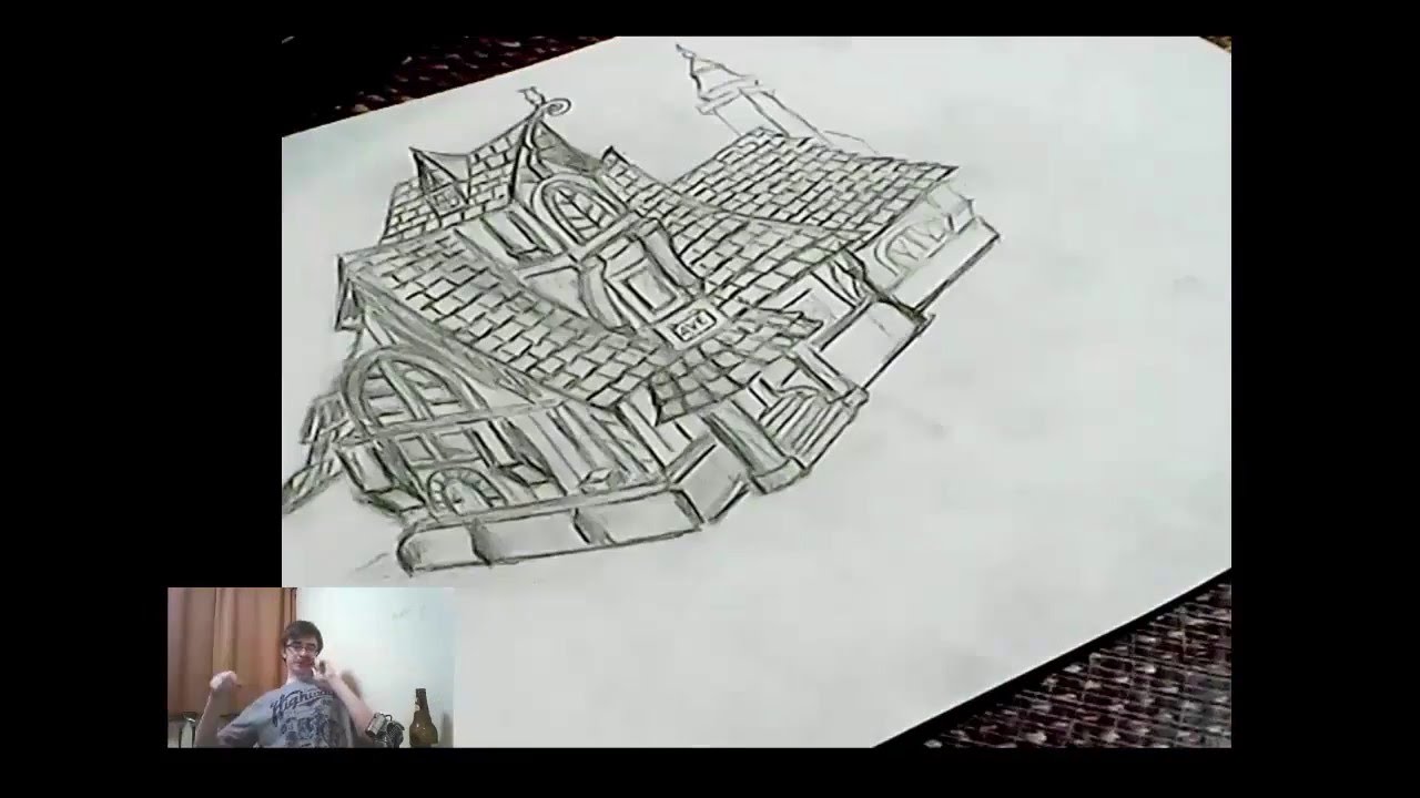 1280x720 Speed Drawing - Tavern Drawing