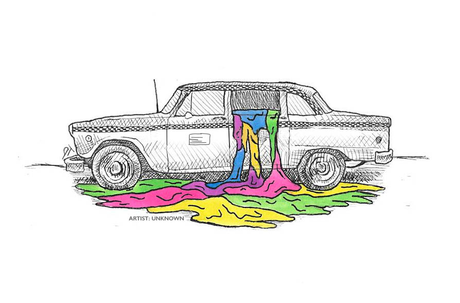 894x590 twenty one pilots taxi cab vertigo music - Taxi Cab Drawing
