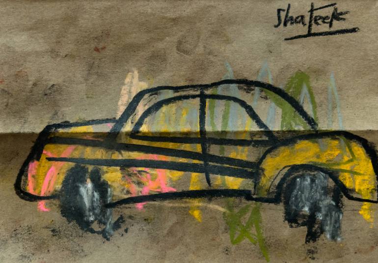 770x535 vintage yellow nyc taxi drawing - Taxi Drawing