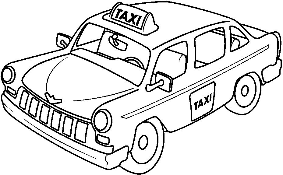 929x575 drawing taxi - Taxi Drawing